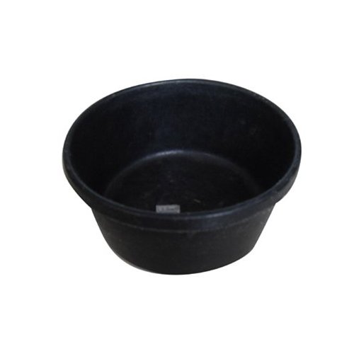 Qingdao Huatian Hand Truck Mr2Qr/Pan-Blk Mr 2 Quart Rubber Feed Pan, 1 Count