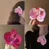 6Pcs Orchid Flower Hair Clips for Girls Flower Hair Clips for Women Hawaiian Hair Accessories Sweet Side Clips Hair Barrettes Wedding Hair Pins