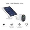 Wasserstein Solar Panel with 13.1ft/4m Cable Compatible with Arlo Ultra/Ultra 2, Arlo Pro 3/Pro 4 & Arlo Pro 5S ONLY (1 Pack, White) (NOT Compatible with Arlo Essential Spotlight)