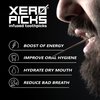 Xero Picks Energy Infused Flavored Toothpicks with Caffeine, B12 & B6-100 Picks (5 Pack Variety)