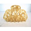 Painted curvy snake like acrylic hair claw clamp clips for thick hair (Primary color: Gray)