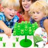 Yeopopshop Frog Balance Game，Balance Board Game，Two-Player Balanced Tree Board Game, Montessori Frog Balance Tree Educational Toys, Children Desktop Game Gift for Boys Girls
