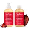 Shea Moisture Curly Hair Shampoo and Conditioner Set for Women with Red Palm Oil & Cocoa Butter - Sulfate-free Hair Care, 13 Oz (2 Piece)