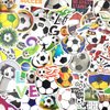 AOWDIAO 100 Pieces Soccer Stickers, Vinyl Soccer Water Bottle Stickers Pack, Soccer Gifts for Soccer Lovers, Soccer Party Favors, Soccer Decorations
