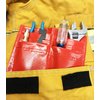 LINE2design Firefighter Tool Pouch 4-Pocket Tool Holder Police Belt - EMS Glove Pouch Fits Inside Turnout-Bunker Pockets