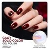 GAOY Dark Red Gel Nail Polish, 16ml Soak Off Gel Polish, UV Light Cure for Nail Art DIY Manicure at Home, 2387 Alluring Wine