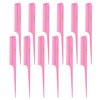 Krest Cleopatra 8-1/2 inch Rattail Combs Extra Fine Tooth.Rat Tail Comb Model #441. Color Fresh Pink. 1 Dozen.