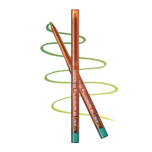 Chameleon Gel Eyeliner Pencil-1pcs Green Metallic High Pigmented Glitter Eye Liner Pen, Long Lasting Waterproof,Color Changing Shimmer Eyeshadow Pencil,Valentine's Day Makeup Gift for Women Girl-01