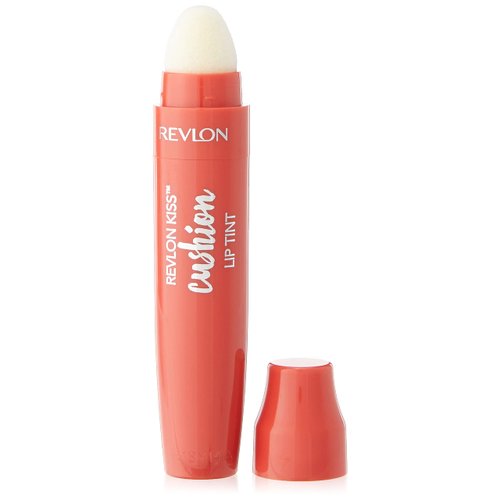 Revlon Kiss Cushion Lip Tint Lipstick, High End Coral