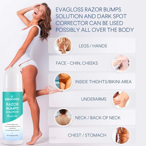 Razor Bumps Treatment for Women and Men, Ingrown Hair Treatment, Razor Bump Treatment for Bikini Area, Face, Neck, Legs, and Underarm Area, After Shave for Women and Men, Ingrown Hair Serum