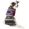 Chilly Dog Black Southwest Dog Sweater, XX-Small