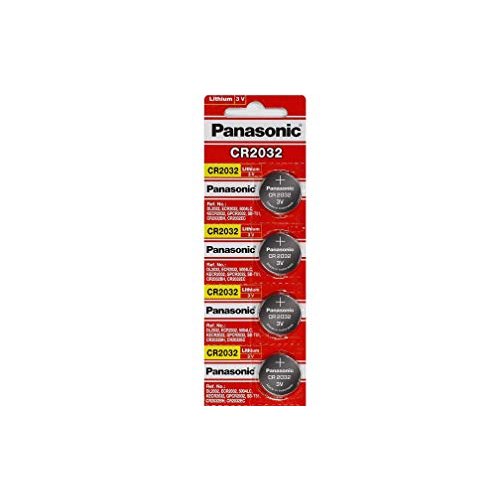 Panasonic CR2032 3V Lithium Coin Battery (Pack of 4)