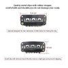 50pcs/lot U Shape Snap Clips for Hair Extensions Tool with Silicone Back Wig Clips in Weave Wig Accessory 32 (LT Brown)