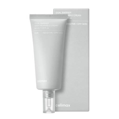 celimax Dual Barrier Skin Wearable Cream | Long Lasting Cream Face Moisturizer with Ceramides, Hyaluronic Acid, Moisturizing, Hydrating, Soothing, Repairing, Day & Night Cream, 50ml