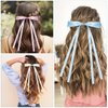 ROPCIA 10pcs Bow Hair Clips Hair Clip Set Metal Hair Clips Long Tail Bow Hair Ties For Women Teenagers Children, Five Colors Bow Hair Clips Accessories