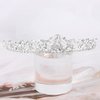TOBATOBA Wedding Tiaras for Bride, Silver Tiaras and Crowns for Women, Princess Tiara Rhinestone Bridal Tiara, Quinceanera Tiara Birthday Pageant Wedding Halloween Costumes