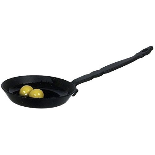Dollhouse Miniature Frying Pan with Eggs