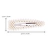 FRCOLOR Bling Hair Accessories - Crystal Pearl Beaded Barrettes, Hair Clips, Hairpins, and Bobby Pins in Stylish Jeweled Design for Fashion