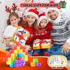 Feoxialy Magnetic Blocks - 52pcs Translucent Magnetic Cubes, Digit Building Blocks Magnet Toys for Kids, Rainbow STEM Creativity Toys 3+ Year Old Boys & Girls Toddlers Kids Christmas Birthday Gifts