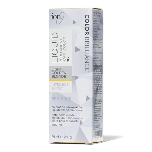 8G Light Golden Blonde Permanent Liquid Hair Color