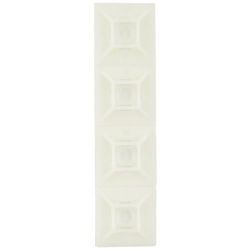 StarTech.com Self-adhesive Nylon Cable Tie Mounts - Pkg of 100 - Cable organizer - HC102