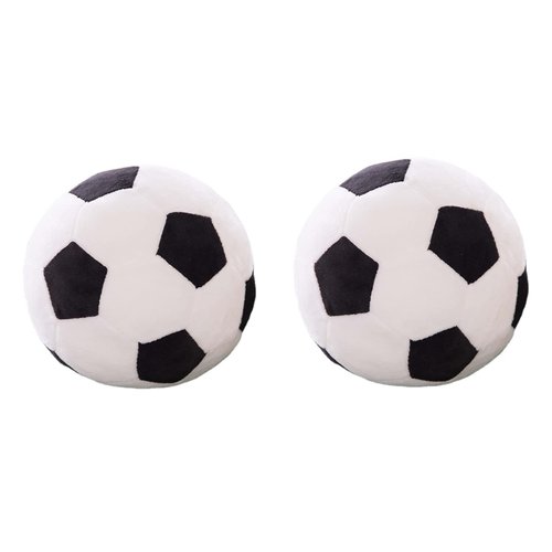 CHELEI2019 2PCS 9" Plush Soccer Ball Pillow Soft Stuffed Animal Football Boys Toddler Toy Gifts