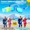 Kids Sunglasses Bulk Party Favors - 24 Packs Boys Girls Sunglasses for Kids Age 3-8 with UV 400 Protection, Neon Sunglasses for Kids Party