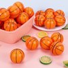 Cynquma 30 PCS Mini Basketball Stress Balls,2.5 Inch Mini Basketballs for Kids,Mini Basketball Party Favors,Mini Foam Sports Balls,Small Basketball Squeeze Balls for Party Favors Stress Relief Sports