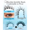 BEYELIAN Wispy Eyelashes Natural Look 8-17mm Cat Eye Wispy Lashes Soft and Lightweight 3D Volume Natural False Lashes Wispy, Reusable, Easy to Apply 7 Pairs (7P-WIS-20)