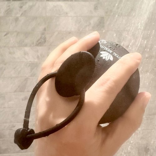 JOYAL BEAUTY Silicone Scalp Massager Shampoo Brush for Shower. Scalp Exfoliator Scrub Brush with Soft Bristles for Hair Growth & Castor Rosemary Hair Oil. Wet Dry Hair Massager Brush (Soft Black)