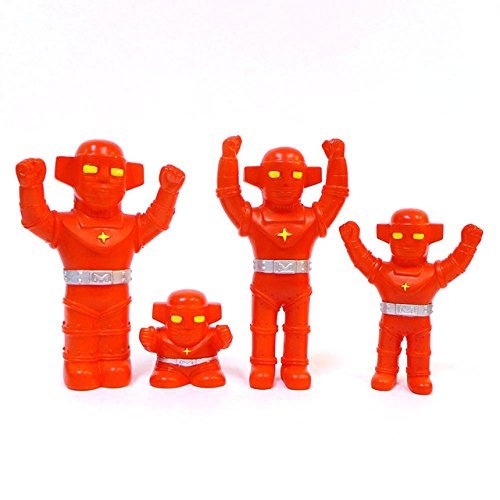 Awesome Toy Set of All 4 Fake Baron Sofubi Mini Vinyl Toy Figures
