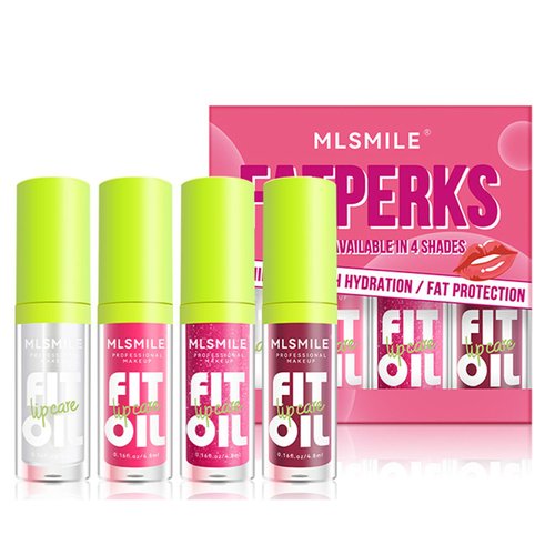 4 Colors Lip Oil Lip Glaze, Glossy Finish Lip Glow Oil,Lip Plumping Booster Plump,Soft Brush Head Hydrating Lip Glow Oil,Hydrating, Volumizes & High-Shine,Long Lasting Nourishing Non-sticky (set A)
