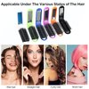 LOUISE MAELYS 6pcs Colorful Folding Pocket Hair Brush Portable Hair Comb for Travel Christmas Gift Idea