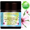 MANUKA OIL BUTTER Australian RAW VIRGIN UNREFINED for Face, Body, Hair. Dry Skin, Cracked Hands with Cocoa Cacao Butter and Manuka Honey Essential Oil 4 Fl. oz. 120 ml by Botanical Beauty