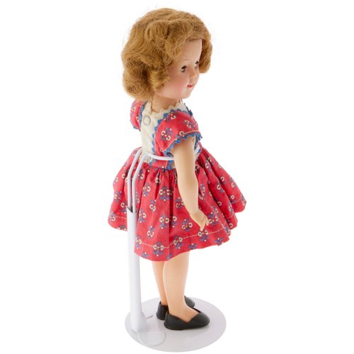 Plymor DSP-60W White Adjustable Doll Stand, fits 10, 11, 12, 13, and 14 inch Dolls or Action Figures, Waist is 2 to 2.5 inches wide, 5.5 to 7 inches around, Pack of 3