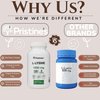 PRISTINE'S L Lysine 1000MG 60 Day Supply - Lip & Gum Health Essential Amino Acid & Immunity Support Supplement - Optimal Muscle & Tissue Support - Collagen Production - Vegan - Gluten Free