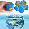 Globe Squeeze Balls,2.5 inch Earth Stress Relief Balls,Soft Foam Stress Ball Toy for Finger Exercise,School or Office Party Favors,24 Pcs