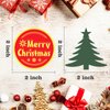 120 PCS Christmas Envelope Stickers Christmas Tree Seals Labels, 2'' Round Merry Christmas Snowflake Stickers Combination for Gift Invitation Greeting Card Envelope Holiday Presents Decorative Seals