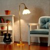 jarbins Mini Dollhouse Lamp 1/12 Scale Dollhouse Light Miniature Small Table Lamp Dollhouse Accessories (0.6X4.1 Inches)