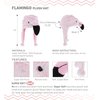 DolliBu Stuffed Animal Novelty Hat - Super Soft Kids Winter Hat With Ear Flaps, Funny Hat for Winter with Cozy Fleece, Plush Animal Wacky Hats For Kids and Teens - One Size, Pink Flamingo Hat