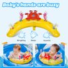 LAYCOL Baby Pool Float with UPF50+ Sun Protection Canopy & Toy Play Console for Infant, Toddler, Adjustable Safety Seat for 3-36 Months