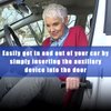 Augeny Car Door Handle for Elderly, Multifunctional Portable Vehicle Assist Support Handle, Automotive Door Assist Bar Helps Get Out, Universal Assistive Device for Seniors, Handicapped (Black)