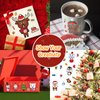 Aowplc Christmas Stickers 42 Sheets Make a Face Stickers for Kids Christmas Crafts Activities Games Party Favors Supplies