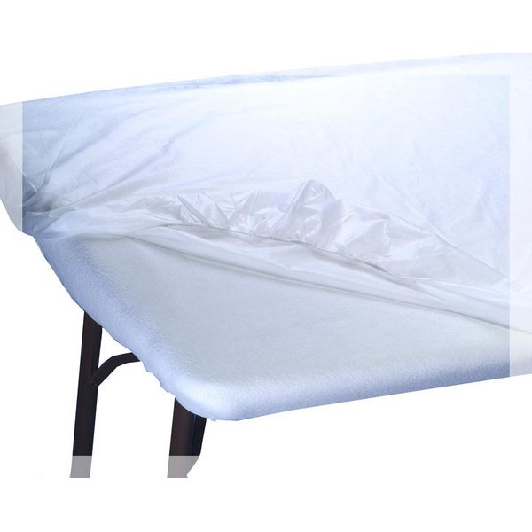 APPEARUS Disposable Water Resistant Fitted Massage Table Sheet Bed Covers 76x36x6 (10 Count)