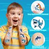 40 Sheets (280 PCS) Luminous Sharks Temporary Tattoos for Kids, Sea Animal Tattoos Stickers Shark Ocean Birthday Party Favors Supplies, Gifts for Shark Goodie Bag Stuffers
