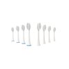 Pursonic Standard Replacement Brush Heads for Dazzlepro Elements Toothbrush & AquaSonic Black, AquaSonic Vibe, AquaSonic Duo pro, AquaSonic Black Series pro (8 Pack))