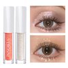 Sparkle Liquid Eyeshadow Kit 2 Colors Quickly Drying Glitter Liquid Eyeshadow Makeup Shimmer Liquid Eyeliner Waterproof Long Lasting Shiny Sequins Chunky Eye Shadow for Face & Body(#02#04)