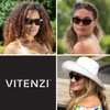 VITENZI Bifocal Sunglasses for Women, Reading Sunglass with Readers, Cat Eye, Gela in Beige 2.50