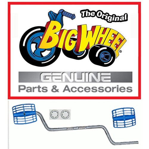 The Original Big Wheel PEDAL CRANK AXLE with Pedals and Washers for The Classic 16 Original Big Wheel, Original Replacement Parts