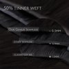 WENNALIFE Genius Seamless Clip in Hair Extensions Human Hair 7pcs Ultra Invisible 50% Thinner Seamless Hair Extensions Clip In Natural Black Hair Extensions Real Human Hair